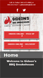 Mobile Screenshot of gideonsbbq.com